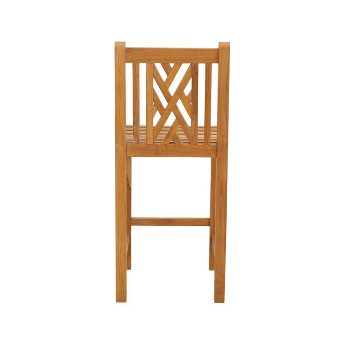 Raymond Armless Teak Outdoor Bar Stool