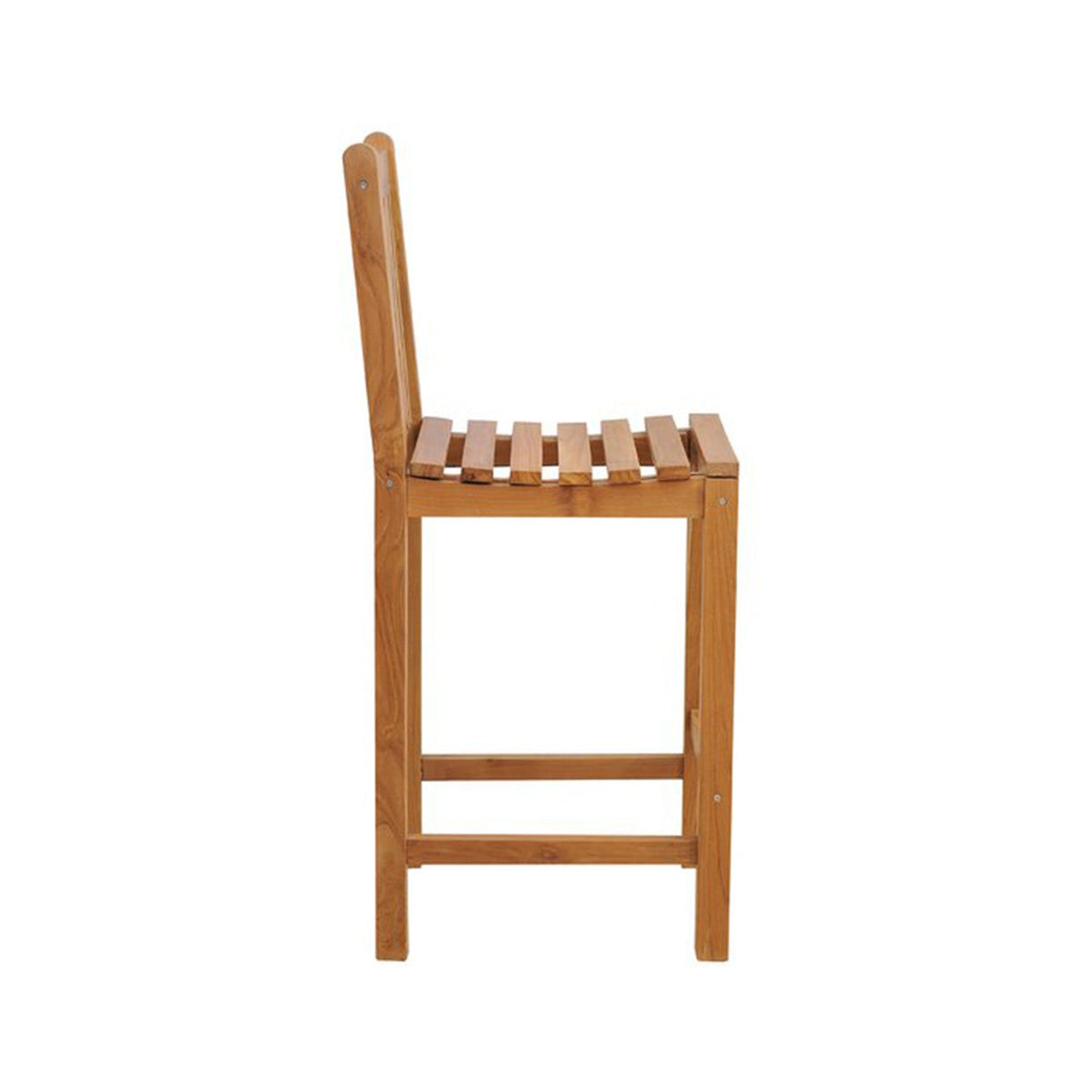 Raymond Armless Teak Outdoor Bar Stool