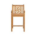 Raymond Teak Outdoor Bar Stool