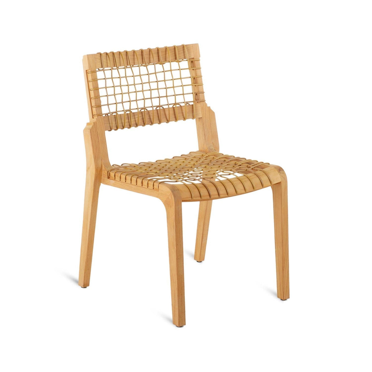Reinhard Stackable Teak Outdoor Dining Chair