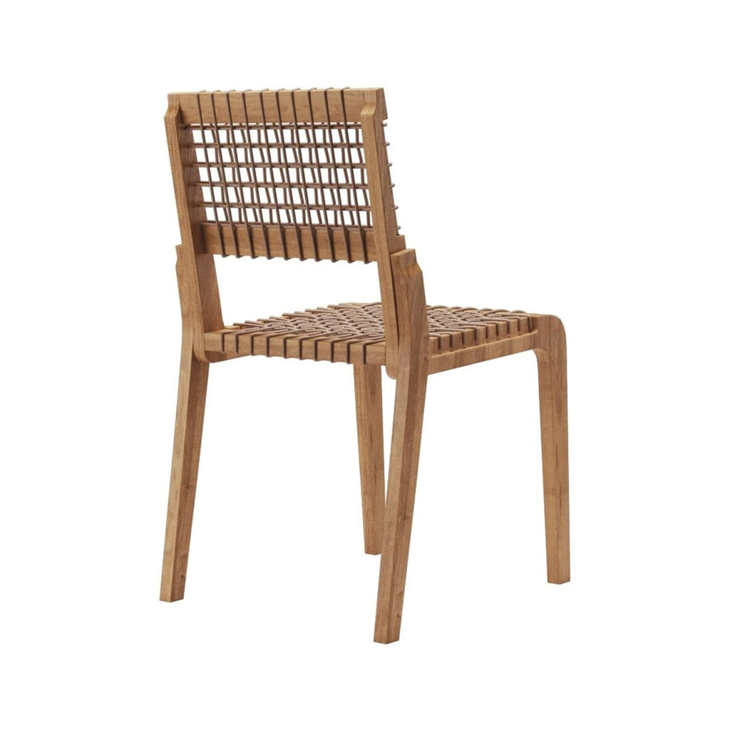 Reinhard Stackable Teak Outdoor Dining Chair