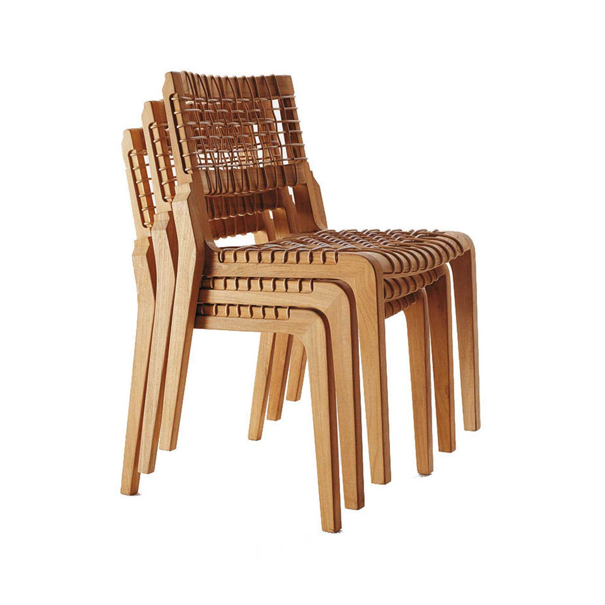Reinhard Stackable Teak Outdoor Dining Chair