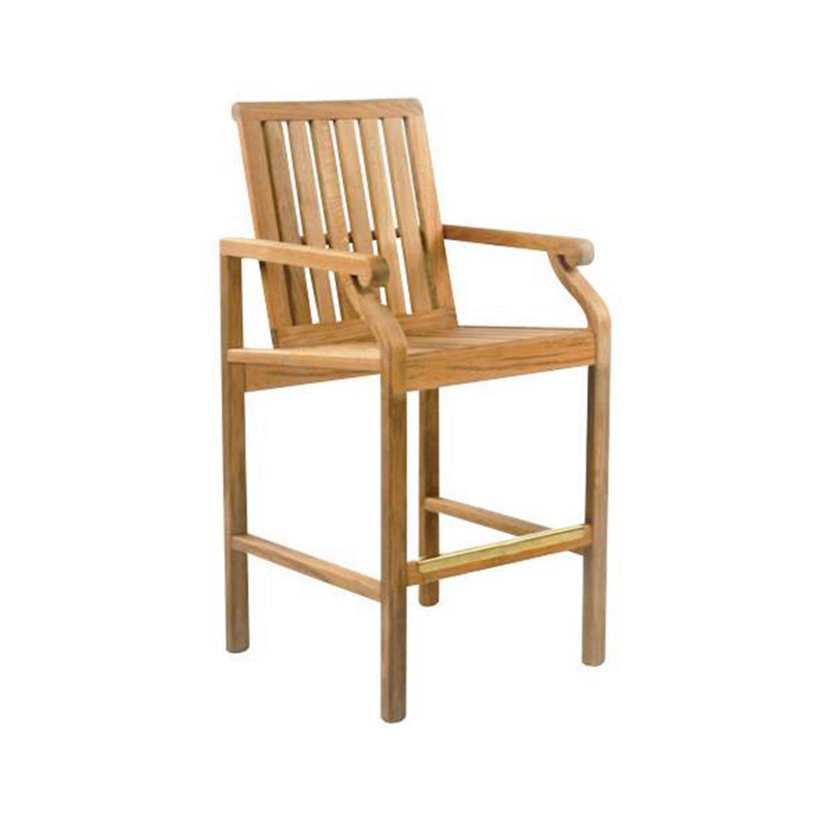 Robert Teak Outdoor Bar Stool