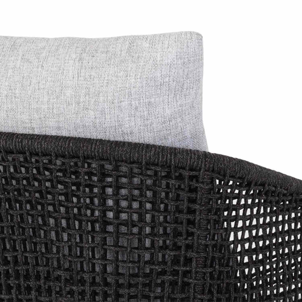 Romain Upholstered Teak Outdoor Bar Stool