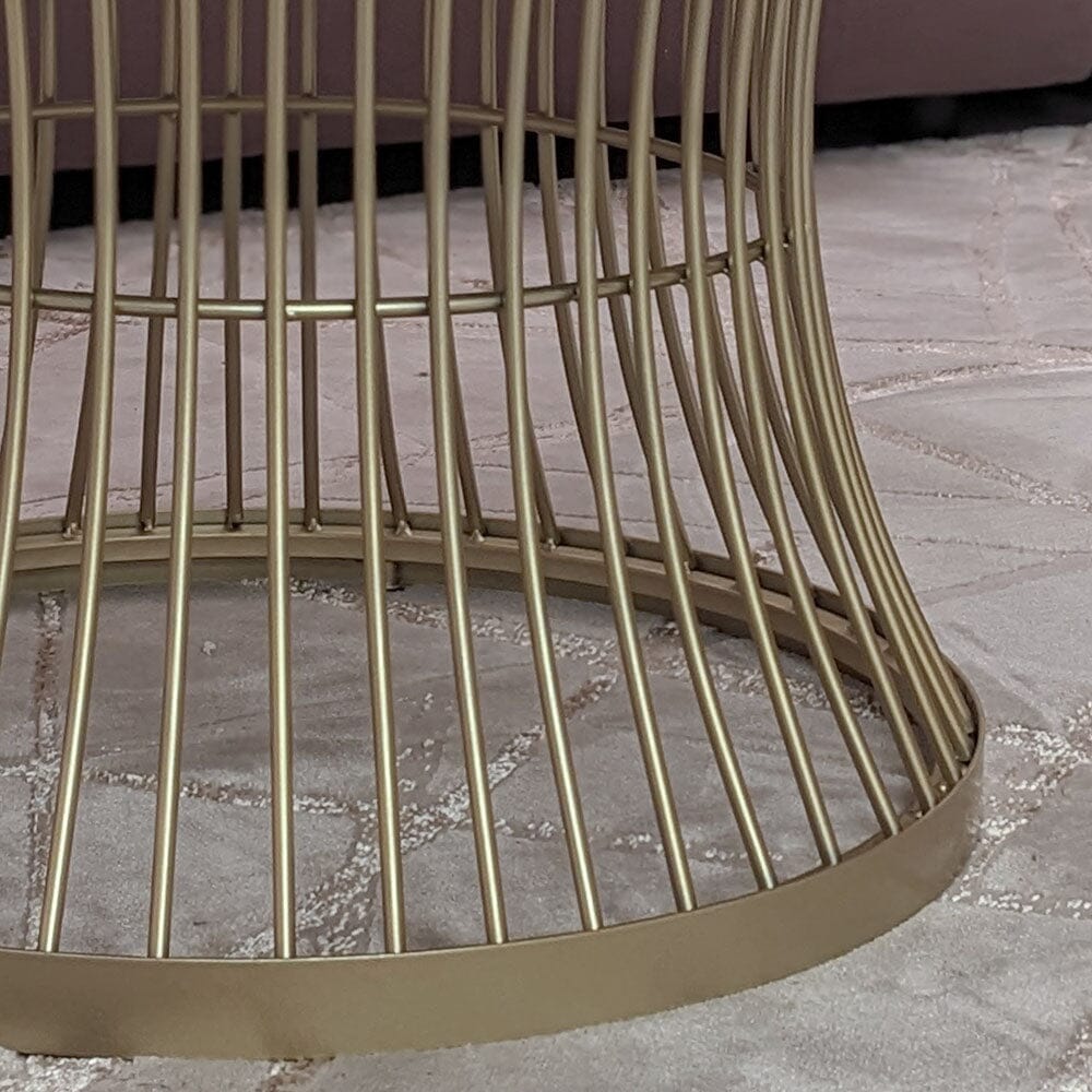 Rothbury Champagne & White Round Coffee Table