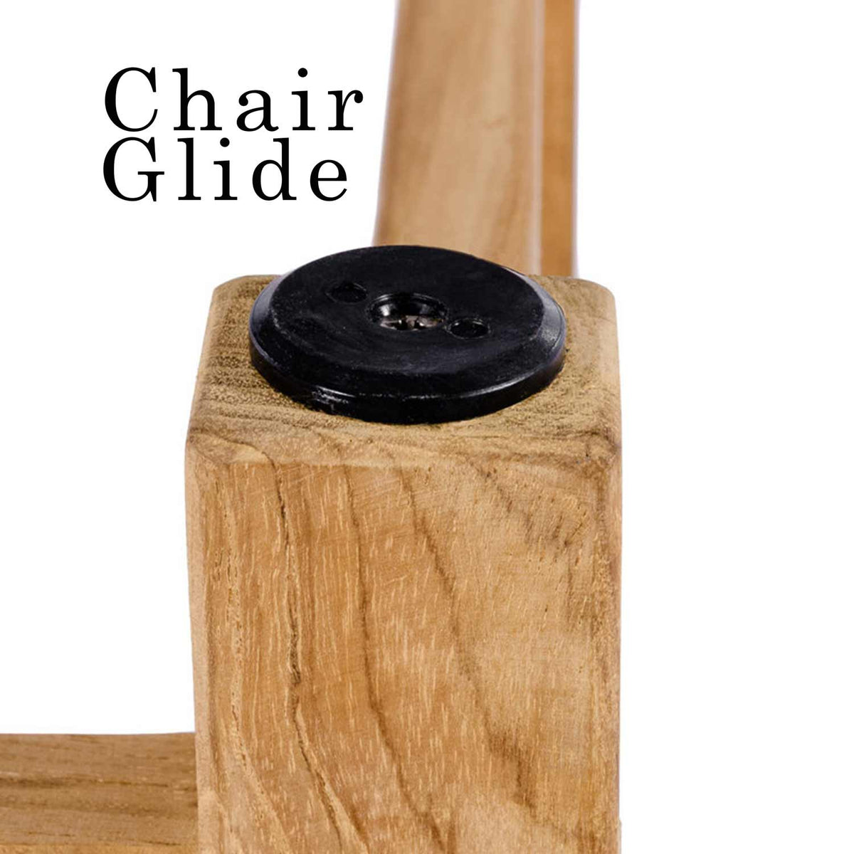 Samuel Upholstered Armless Teak Outdoor Bar Stool