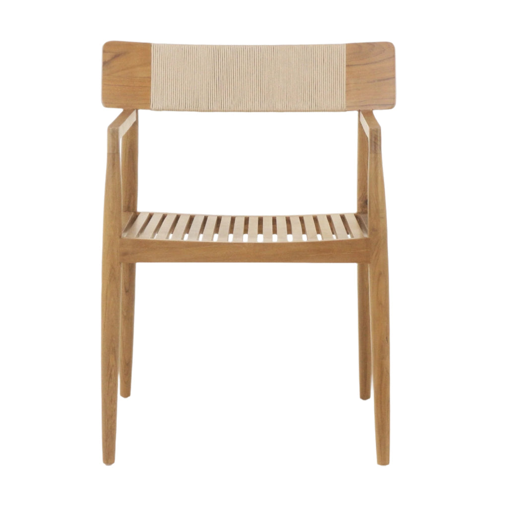 Sarla Outdoor Teak Dining Chair