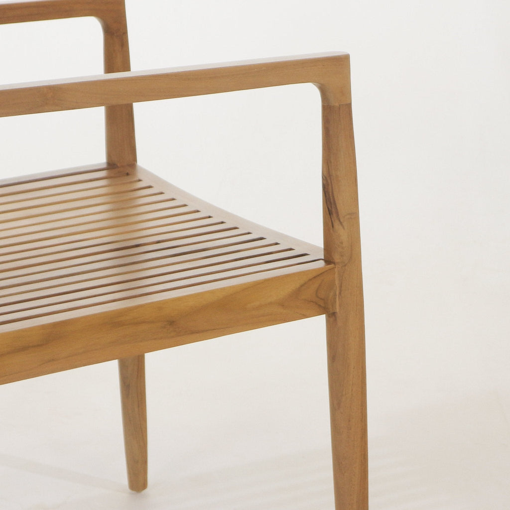 Sarla Outdoor Teak Dining Chair