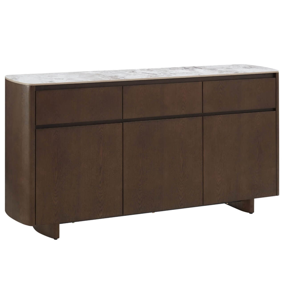 Sarzana Walnut Sideboard with Stone Top