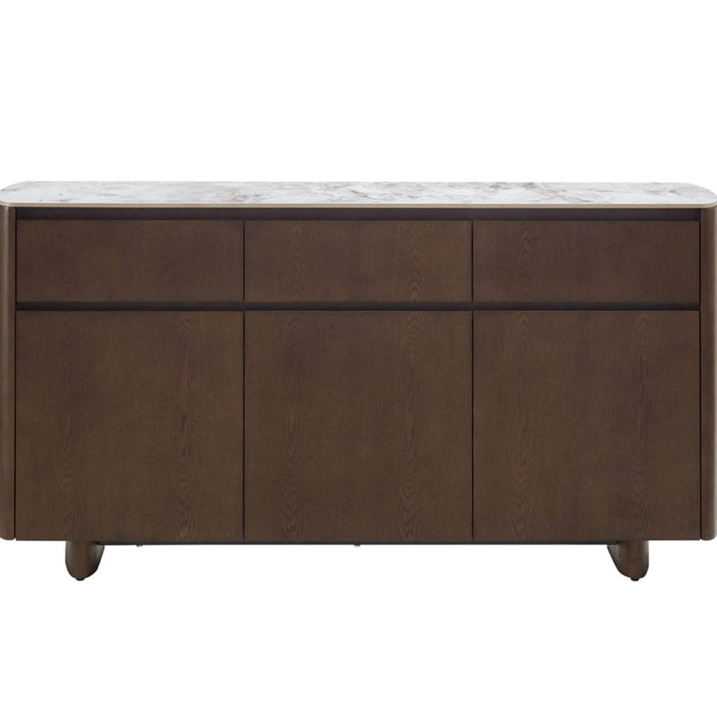 Sarzana Walnut Sideboard with Stone Top