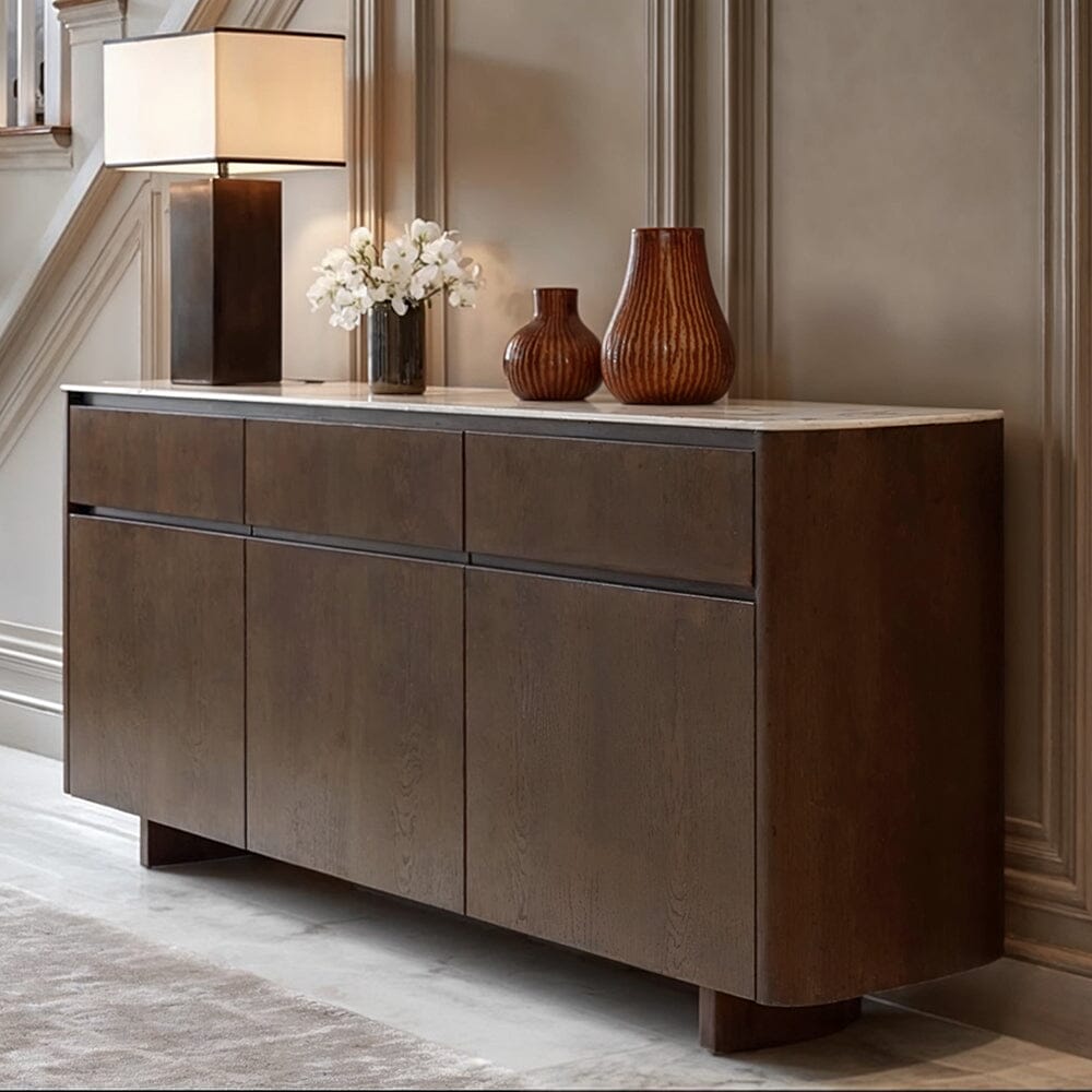 Sarzana Walnut Sideboard with Stone Top