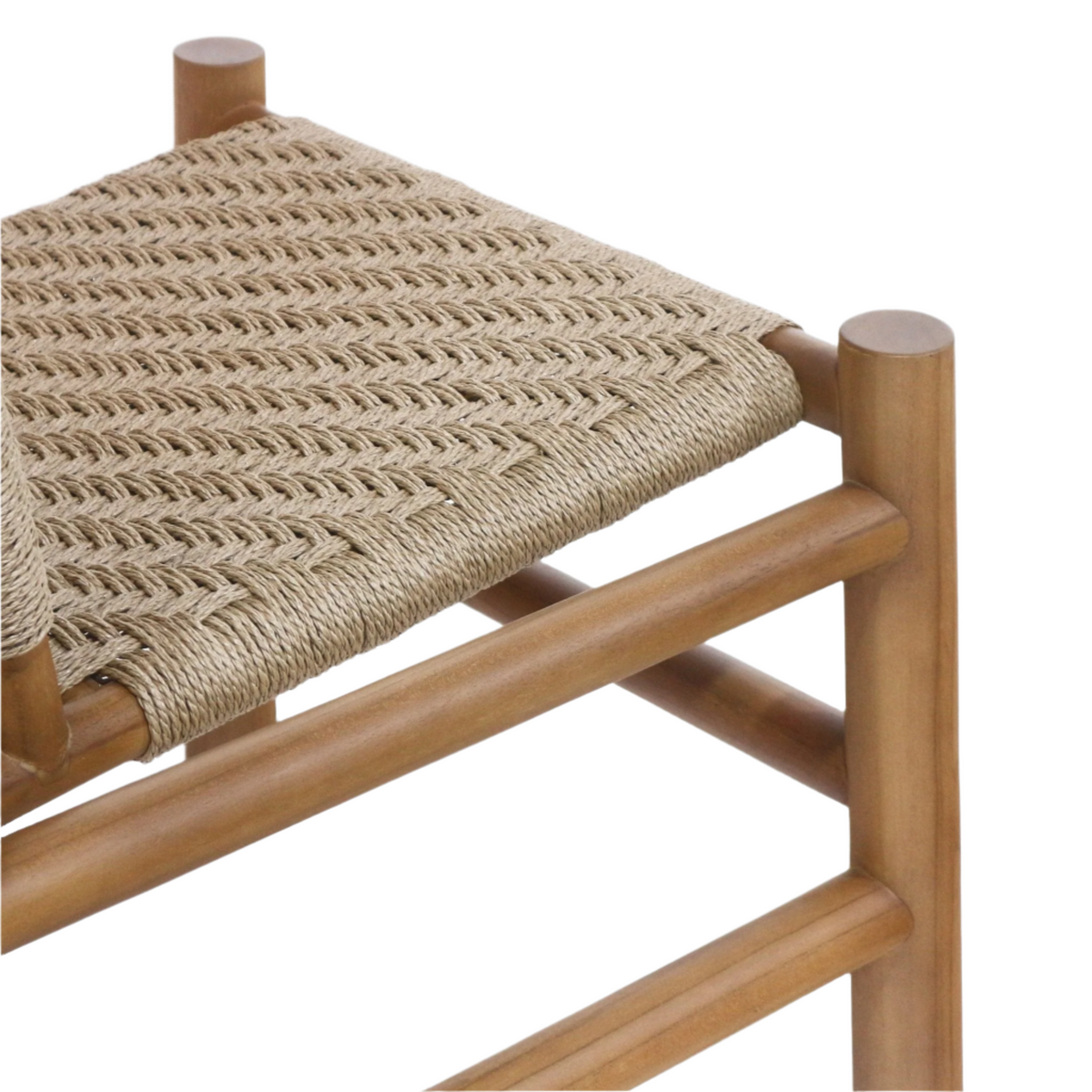 Spyros Teak & Polypropylene Woven Dining Chair