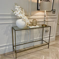 Stambaugh Bronze Console Table