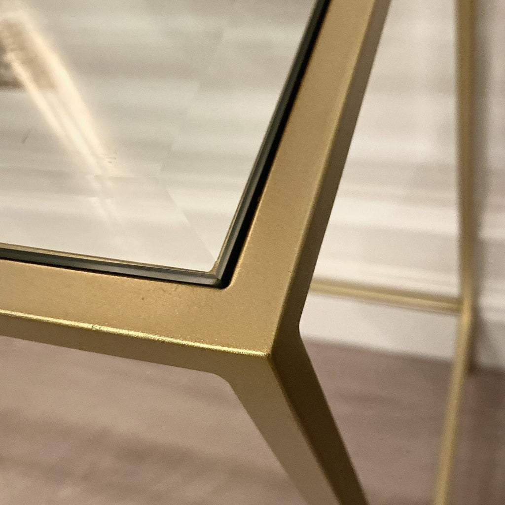Stambaugh Champagne Console Table