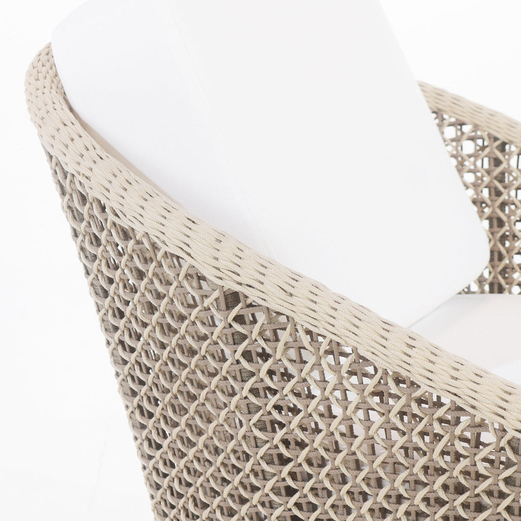 Surakarta Outdoor Lounge Chair with UV protected outdoor weaving