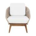 Surakarta Outdoor Lounge Chair with UV protected outdoor weaving