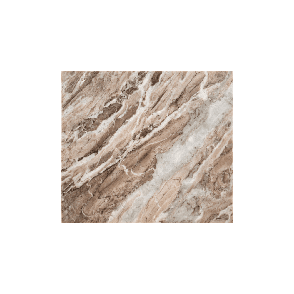Sylvaine Taupe & Marble Sofa Table