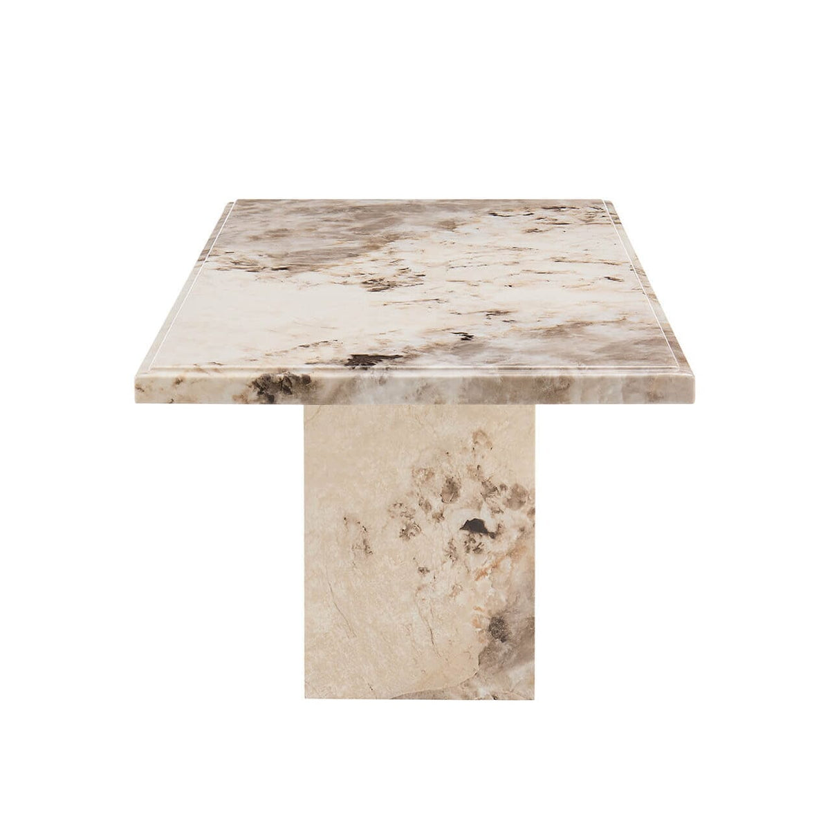 Thea Mocha Marble Coffee Table Table