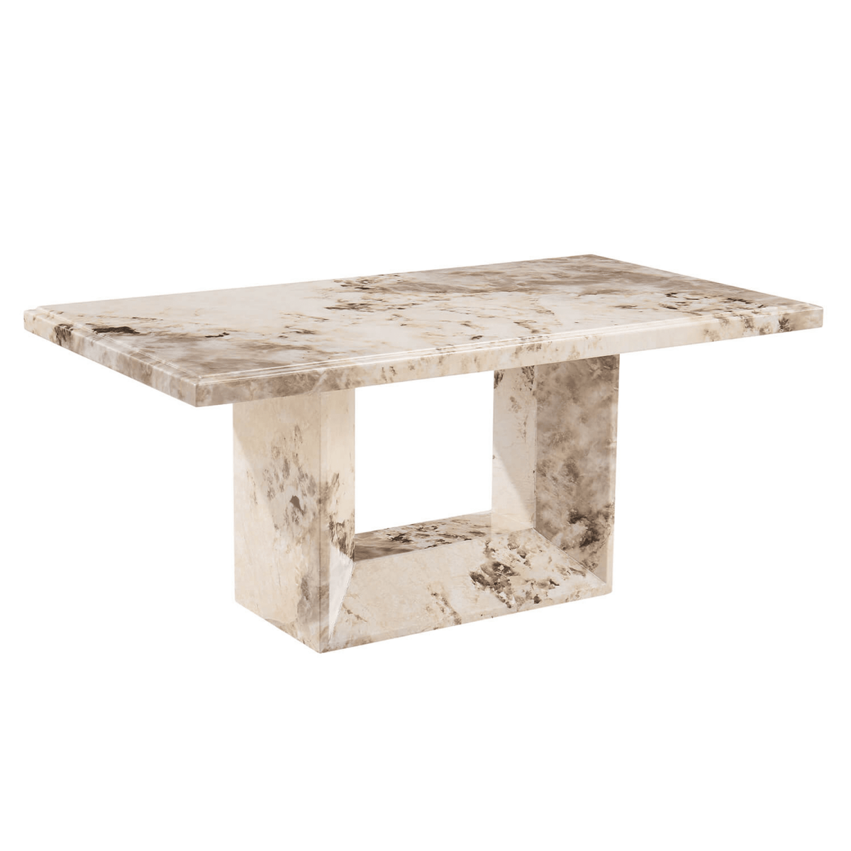 Thea Mocha Marble Coffee Table Table
