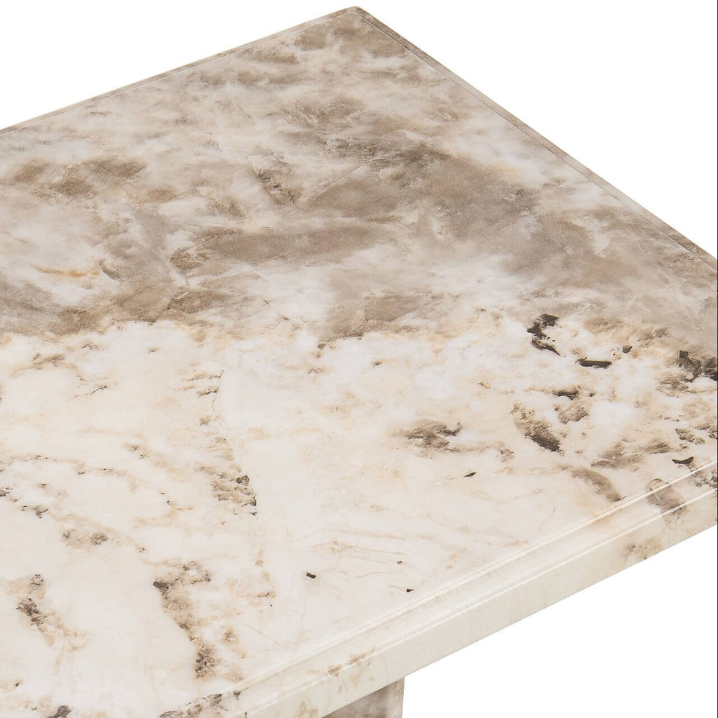 Thea Mocha Marble Coffee Table Table