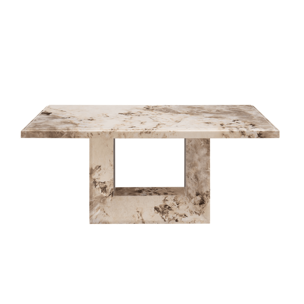 Thea Mocha Marble Coffee Table Table