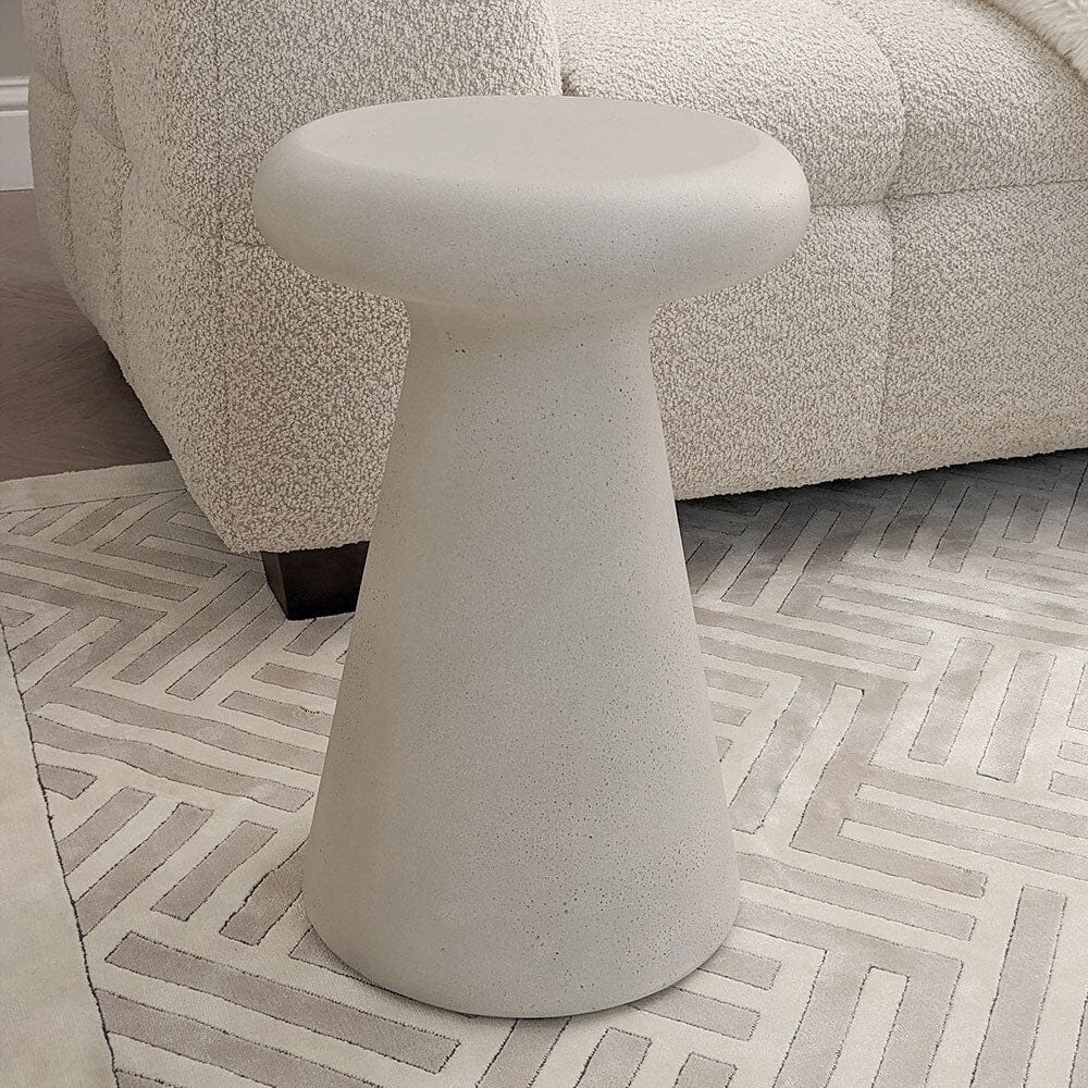 Tuscany Stone Indoor/Outdoor Round Side Table