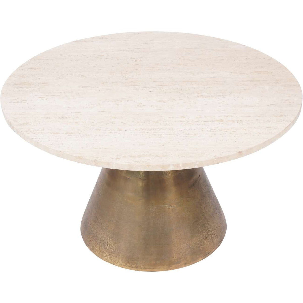 Valiona Large Gold & Marble Coffee Table