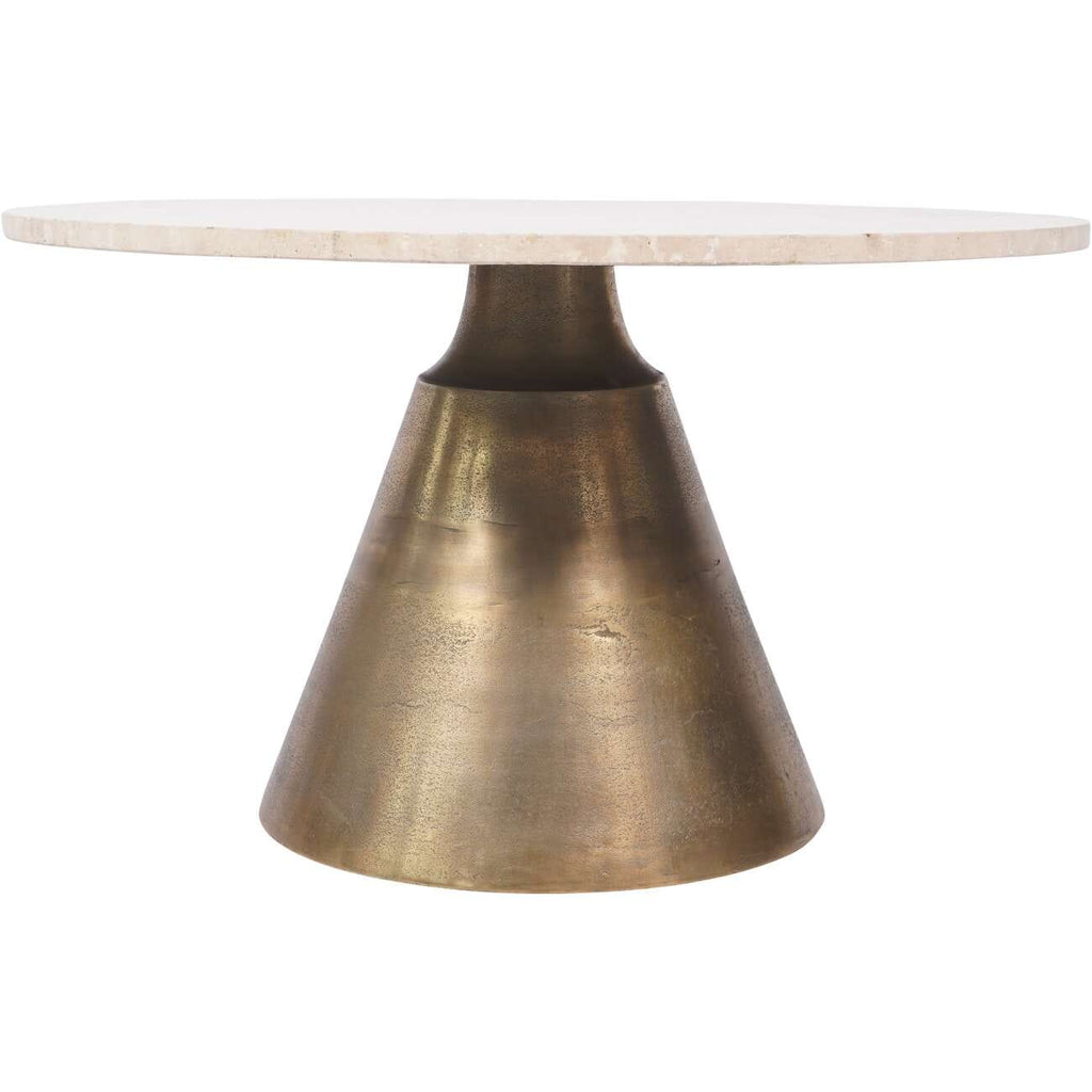 Valiona Large Gold & Marble Coffee Table