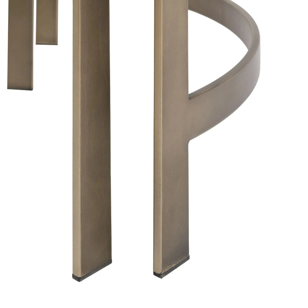 Vendome Brass Nesting Coffee Tables- Set of 2