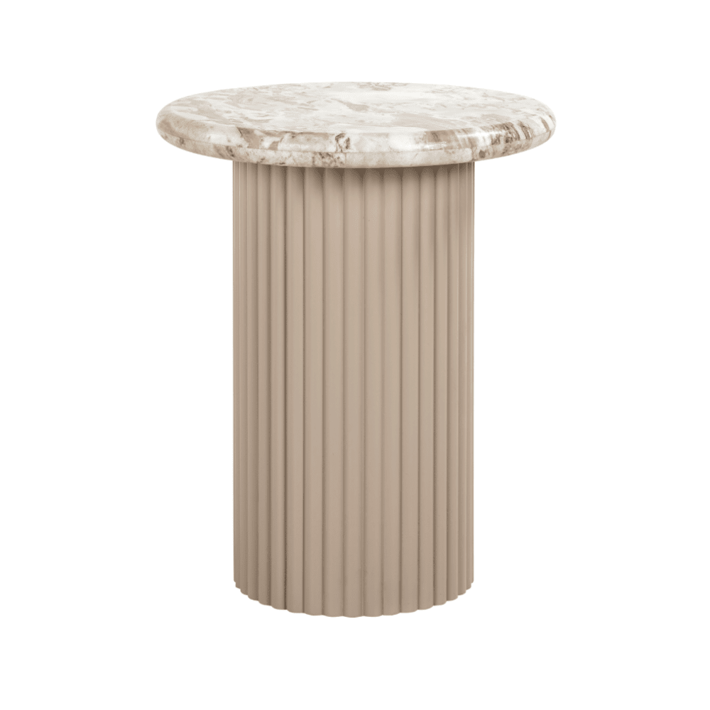 Verinne Marble Top Side Table
