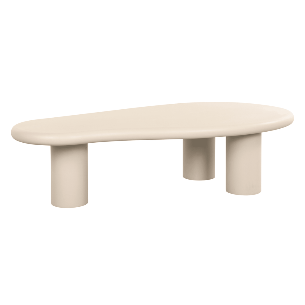 Wellington Beige Puddle Abstract Coffee Table