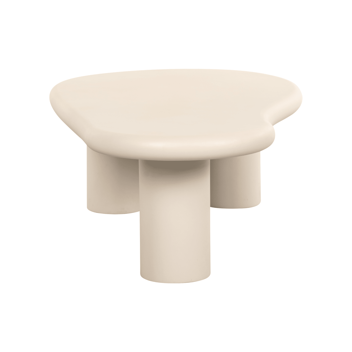 Wellington Beige Puddle Abstract Coffee Table