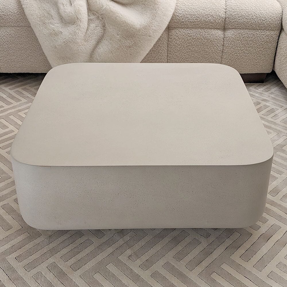 Zaylee Putty Concrete Effect Coffee Table