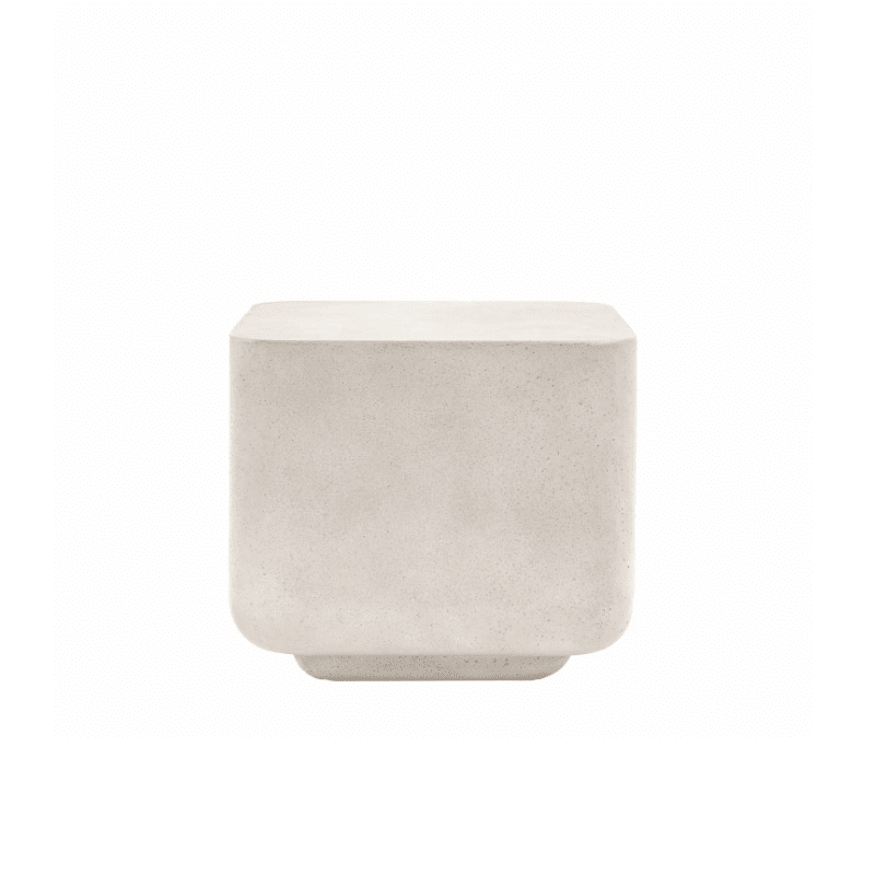 Zaylee Putty Concrete Effect Side Table