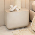 Zaylee Putty Concrete Effect Side Table