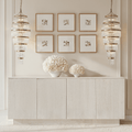 Zenica Luxury Whitewash 4 Door Sideboard