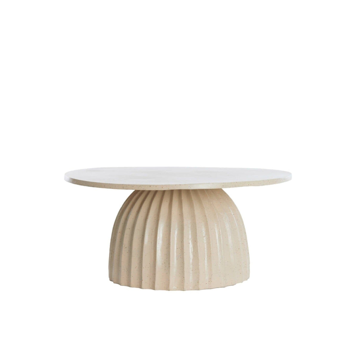 Zuzana Beige Round Coffee Table