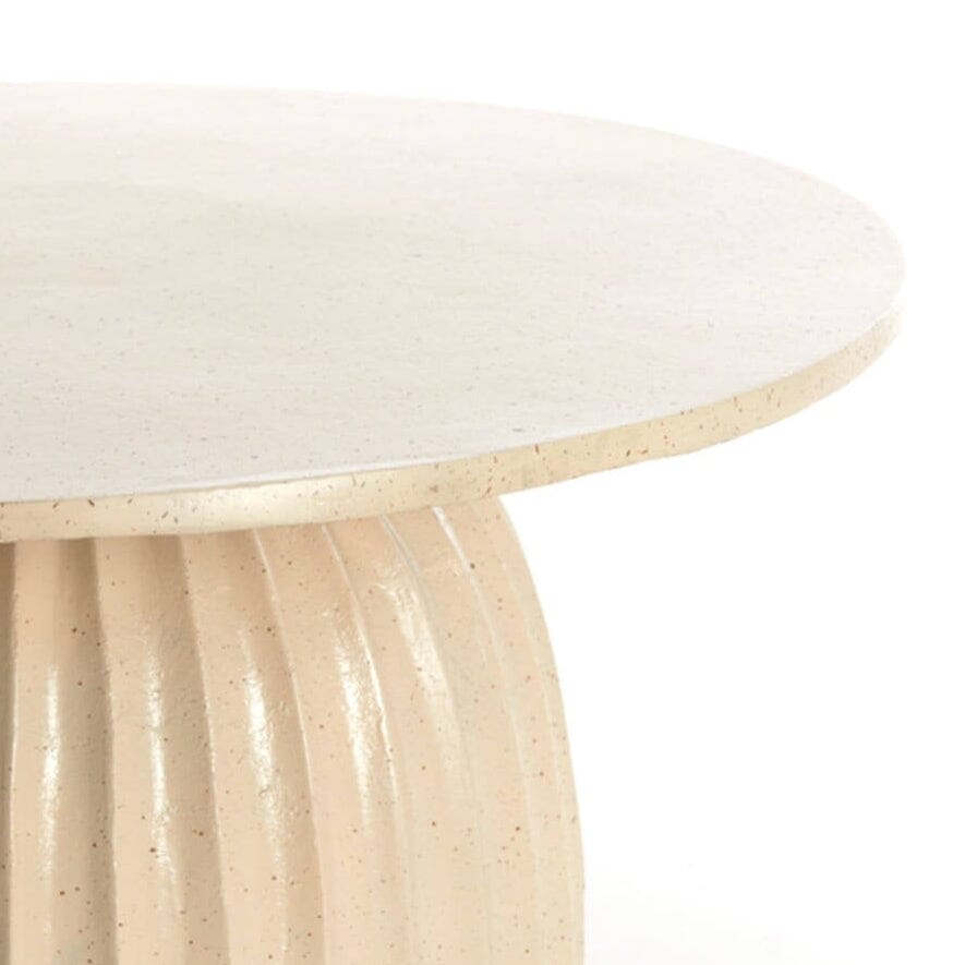 Zuzana Beige Round Coffee Table