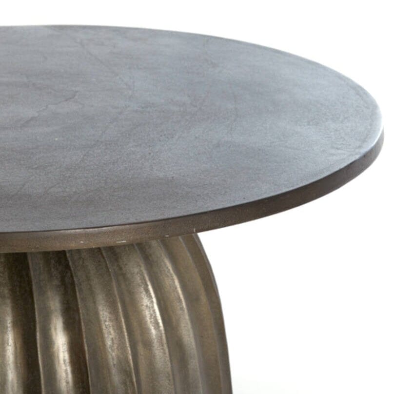Zuzana Dark Brown Round Coffee Table